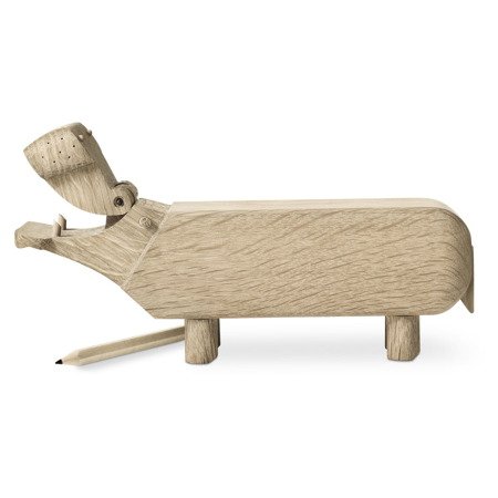 Wooden decoration KAY BOJESEN Hippopotamus natural