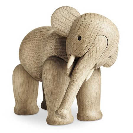 Wooden decoration KAY BOJESEN Natural elephant