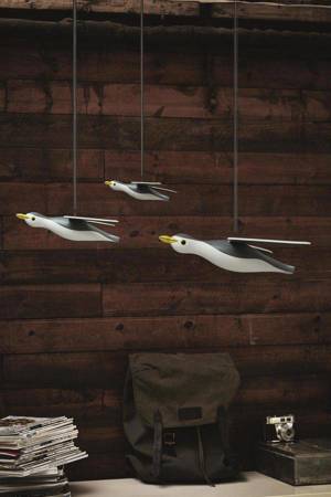 Wooden decoration KAY BOJESEN Seagull large on spring natural