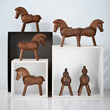 Wooden decoration KAY BOJESEN dark Horse smoked oak