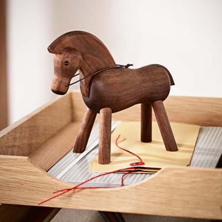 Wooden decoration KAY BOJESEN dark Horse smoked oak