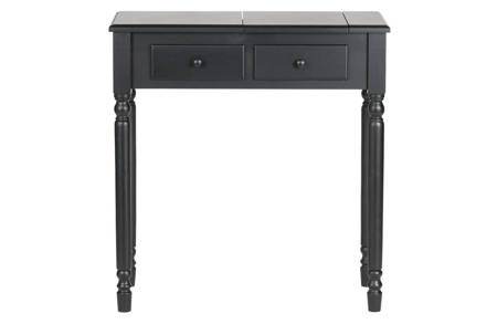 Wooden dressing table WOOOD Romy black