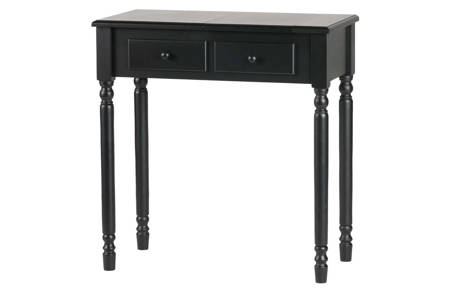 Wooden dressing table WOOOD Romy black