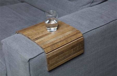 Wooden support for the back of the sofa