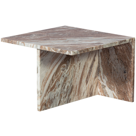 XHAIL rectangular table, natural marble