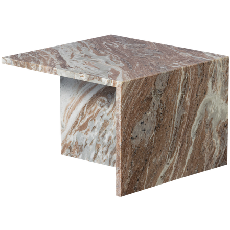 XHAIL rectangular table, natural marble