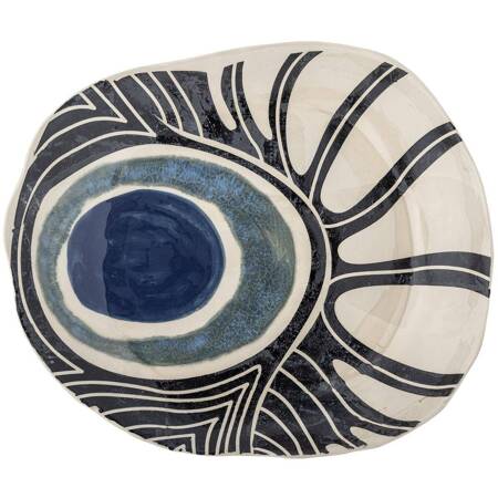 Yamato Tray, Blue, Stoneware