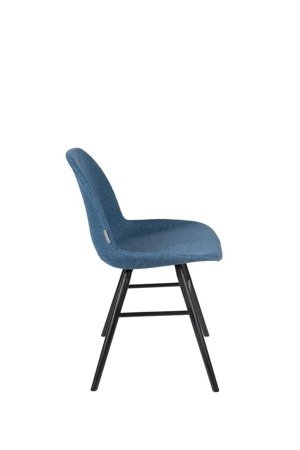 ZUIVER ALBERT KUIP SOFT blue chair