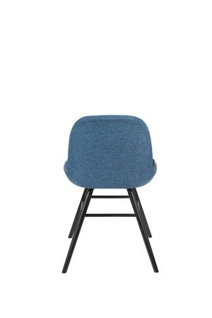 ZUIVER ALBERT KUIP SOFT blue chair