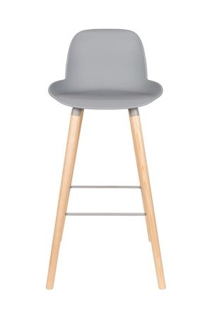 ZUIVER Albert Kuip light grey bar stool