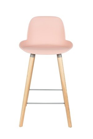 ZUIVER Albert Kuip low bar stool pink