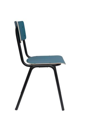 ZUIVER Back to School Chair Matte Blue