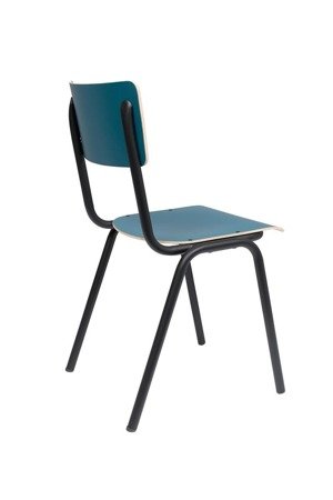 ZUIVER Back to School Chair Matte Blue