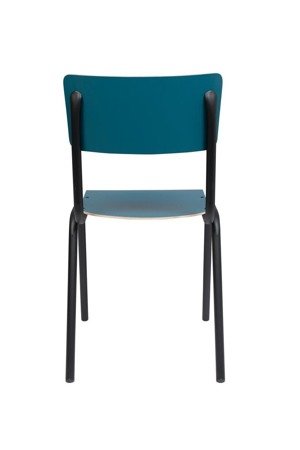 ZUIVER Back to School Chair Matte Blue