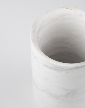 ZUIVER Fajen marble vase white