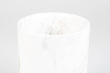 ZUIVER Fajen marble vase white