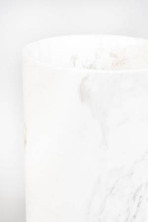 ZUIVER Fajen marble vase white