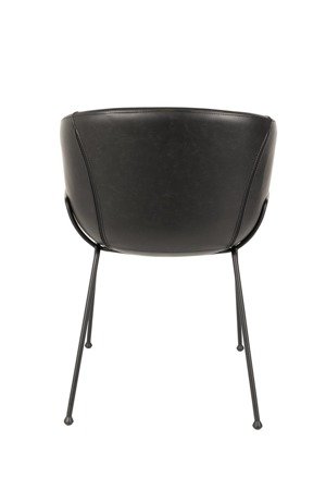 ZUIVER Feston armchair black