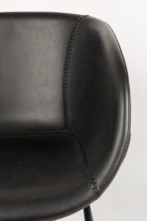 ZUIVER Feston armchair black