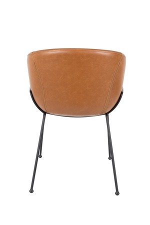 ZUIVER Feston armchair brown