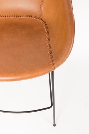 ZUIVER Feston brown bar stool