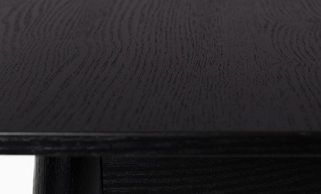 ZUIVER Glimps black wooden table