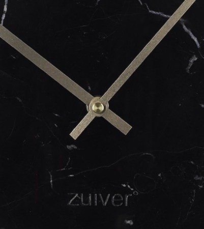 ZUIVER Marble Time clock marble black