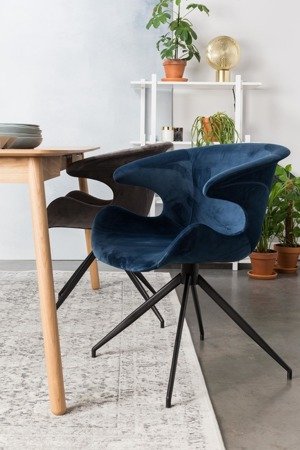 ZUIVER Mia blue armchair