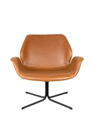 ZUIVER Nikki Lounge Brown Swivel Chair