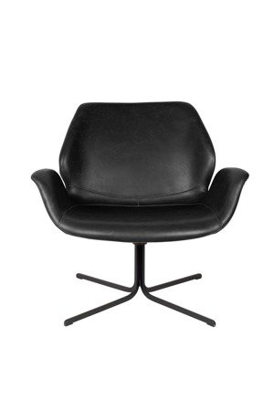 ZUIVER Nikki Lounge Swivel Chair Black