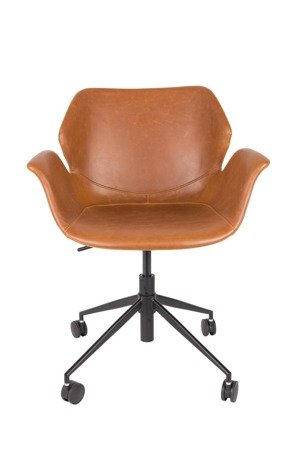 ZUIVER Nikki brown office chair