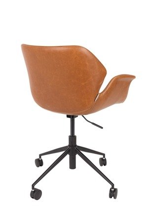 ZUIVER Nikki brown office chair