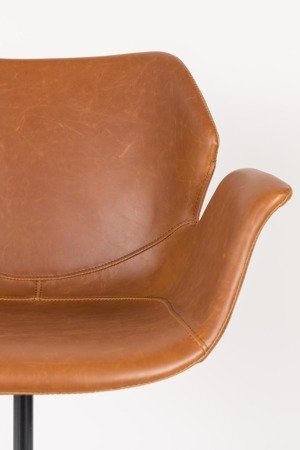 ZUIVER Nikki brown office chair