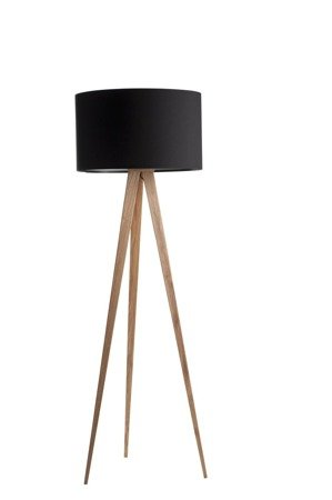 ZUIVER Tripod Wood Floor Lamp Black