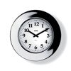 ALESSI Momento silver wall clock