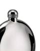 ALESSI Shot Steel Hip Flask Silver