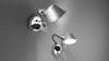 ARTEMIDE Tolomeo Faretto Micro lamp with switch, silver