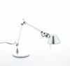 ARTEMIDE Tolomeo Micro silver polished desk lamp