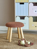 Aksel Stool, Brown, Polyester