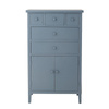 Allison Drawers, Blue, MDF