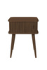 BARBIER bedside table walnut