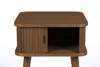 BARBIER bedside table walnut