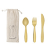 BLOOMINGVILLE ALLY gold cutlery set