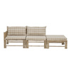 BLOOMINGVILLE CORFU Modular Sofa (Pouf) Natural