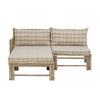 BLOOMINGVILLE CORFU Modular Sofa (Pouf) Natural