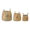 BLOOMINGVILLE MOLLI Basket, Set of 3 Natural