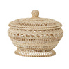 BLOOMINGVILLE NIL natural basket with lid