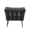 BLOOMINGVILLE PAVONE armchair black