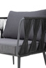 BLOOMINGVILLE PAVONE armchair black