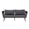 BLOOMINGVILLE PAVONE black sofa